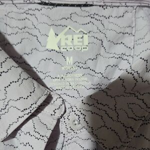 **NWT**REI Co-op Women's Sahara Pattern Shirt - Black and Tuscan Violet